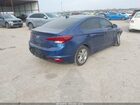 2019 Hyundai Elantra Sel Blue vin: 5NPD84LF6KH483971
