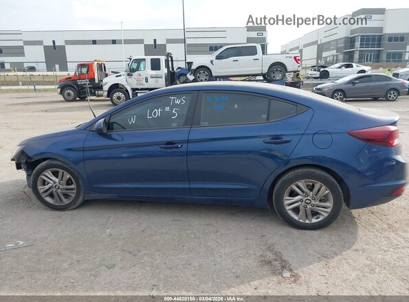 5NPD84LF6KH483971 2019 HYUNDAI ELANTRA Blue Панорамний вид салону 360°