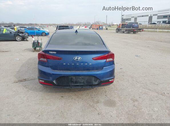 5NPD84LF6KH483971 2019 HYUNDAI ELANTRA Blue 