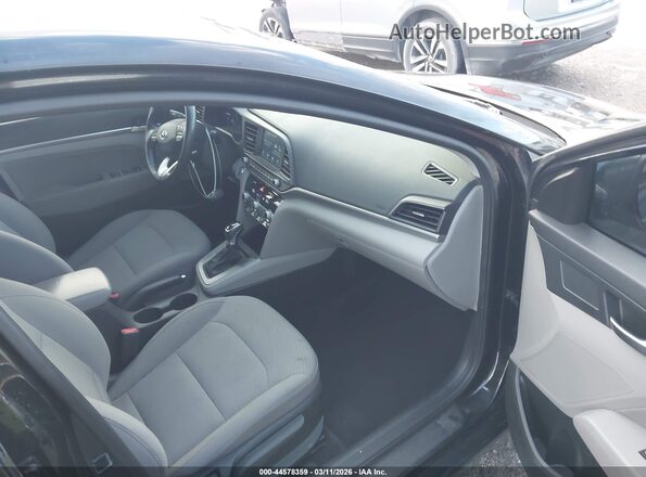 5NPD84LF6LH626337 2020 HYUNDAI ELANTRA Black Widok wnętrza z przodu