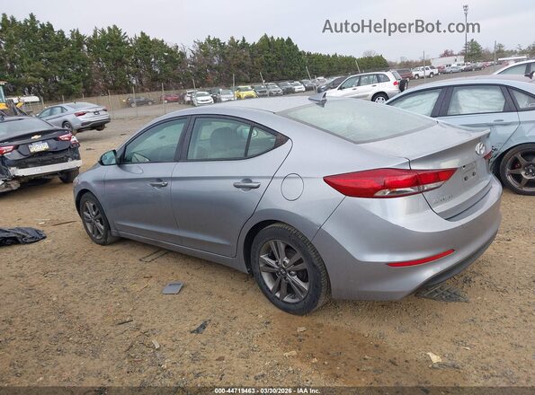 5NPD84LF7HH117249 2017 HYUNDAI ELANTRA Silver Rear left