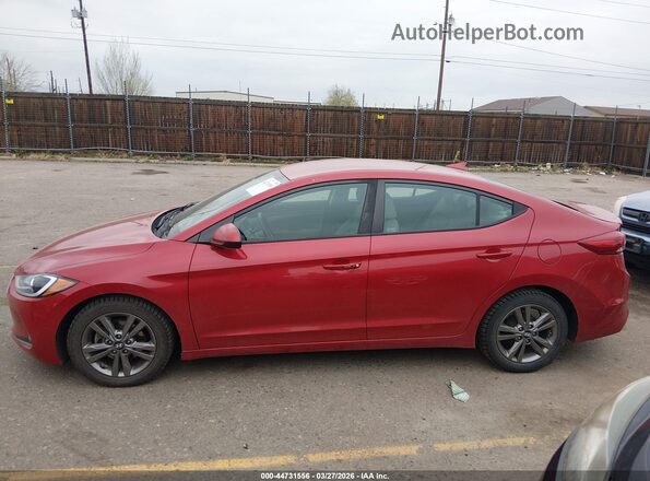 5NPD84LF8HH010162 2017 HYUNDAI ELANTRA Красный Панорамный вид салона 360°