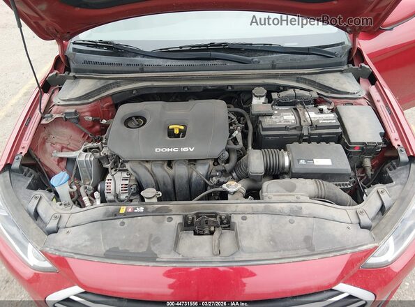 5NPD84LF8HH010162 2017 HYUNDAI ELANTRA Красный Вид сзади