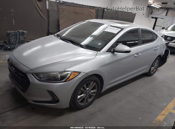5NPD84LF8JH250611 2018 HYUNDAI ELANTRA Серый Передняя левая четверть