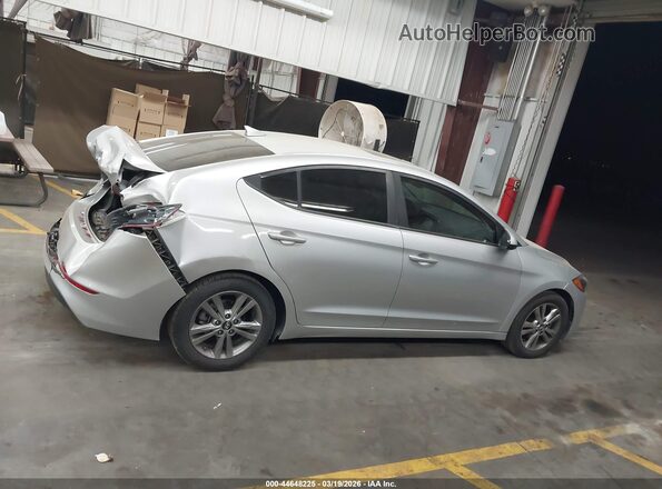 5NPD84LF8JH250611 2018 HYUNDAI ELANTRA Серый Вид задней части салона