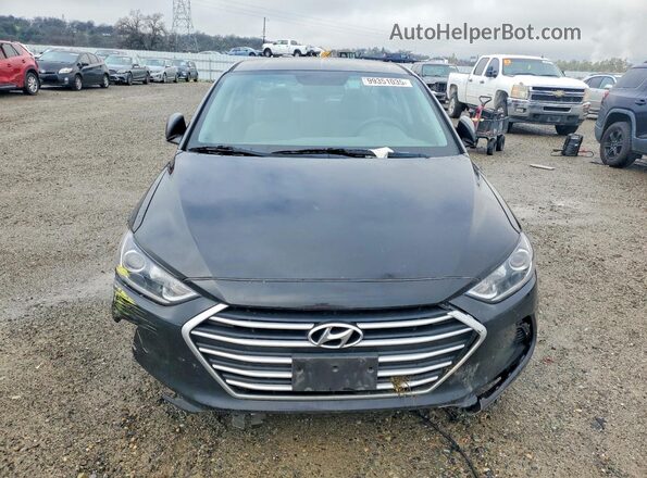 5NPD84LF8JH323153 2018 HYUNDAI ELANTRA Черный Вид спереди