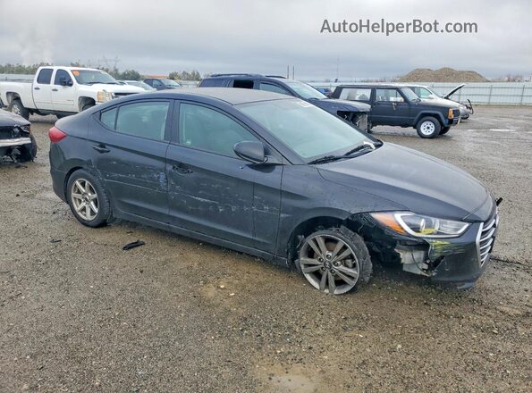 5NPD84LF8JH323153 2018 HYUNDAI ELANTRA Черный Передняя правая четверть