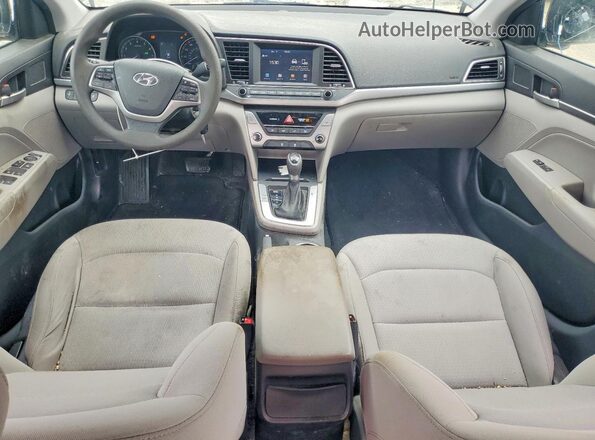 5NPD84LF8JH323153 2018 HYUNDAI ELANTRA Черный Вид панели приборов