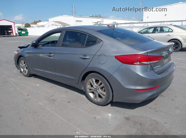 5NPD84LF8JH359831 2018 HYUNDAI ELANTRA Gray Tył lewy