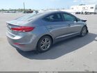 2018 Hyundai Elantra Sel Gray vin: 5NPD84LF8JH359831