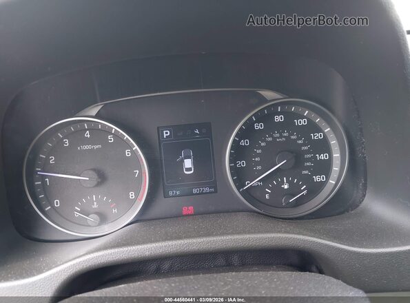 5NPD84LF8JH359831 2018 HYUNDAI ELANTRA Gray Widok tylnych siedzeń