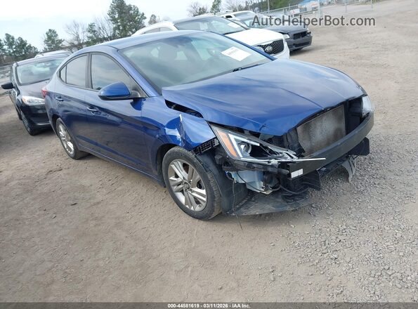 5NPD84LF8KH416823 2019 HYUNDAI ELANTRA Blue Առջևի աջ