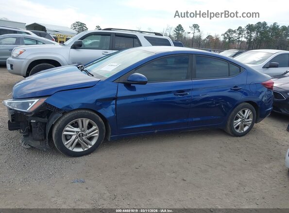 5NPD84LF8KH416823 2019 HYUNDAI ELANTRA Blue Սալոնի 360 աստիճան տեսք