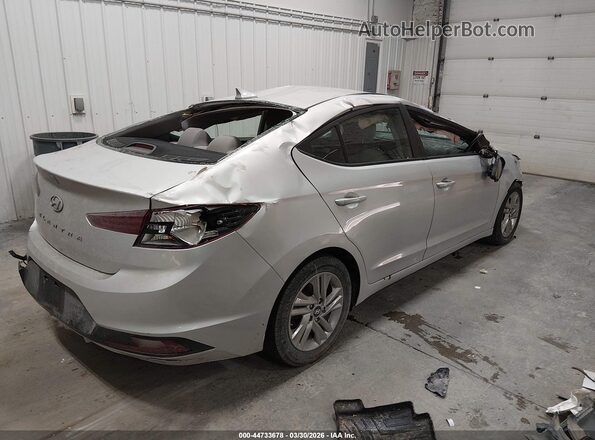 5NPD84LF8KH458666 2019 HYUNDAI ELANTRA Silver Rear right