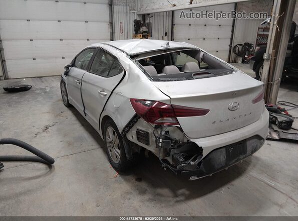 5NPD84LF8KH458666 2019 HYUNDAI ELANTRA Silver Front view