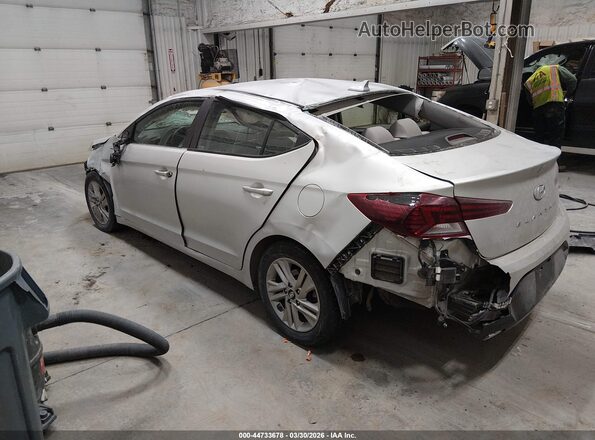 5NPD84LF8KH458666 2019 HYUNDAI ELANTRA Silver Rear left