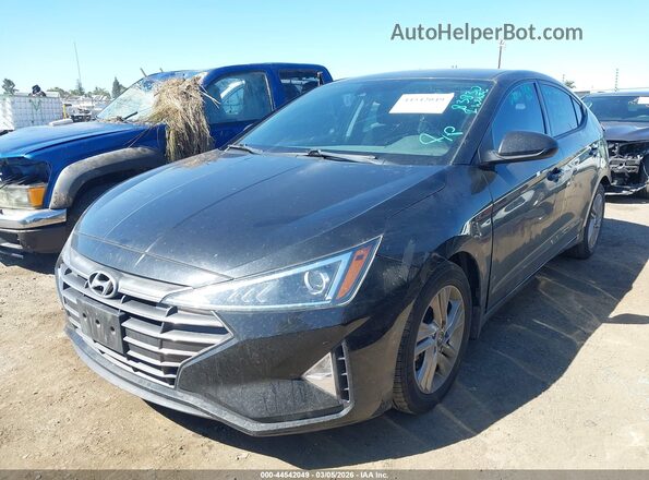 5NPD84LF8LH599383 2020 HYUNDAI ELANTRA Black Vista tres cuartos delantera izquierda