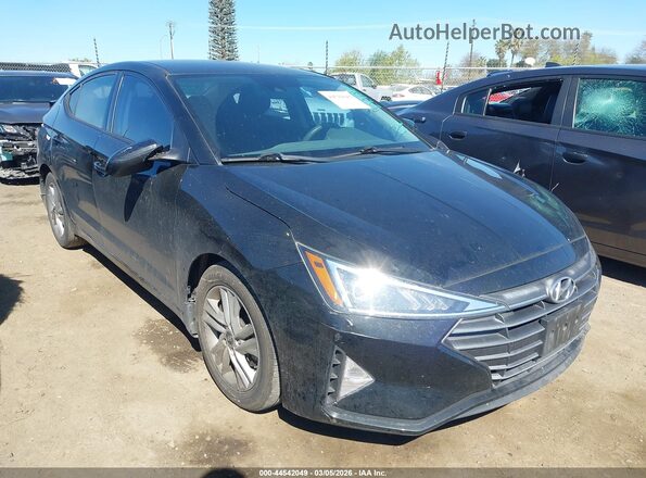 5NPD84LF8LH599383 2020 HYUNDAI ELANTRA Black Delantero derecho