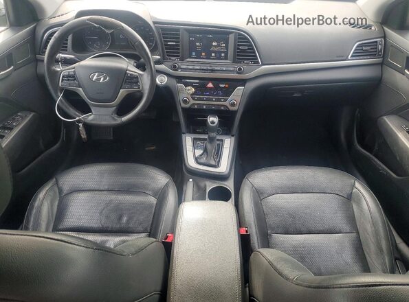 5NPD84LF9HH006296 2017 HYUNDAI ELANTRA Silver Առջևի վահանակի տեսք
