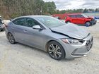 2017 Hyundai Elantra Limited Silver vin: 5NPD84LF9HH006296
