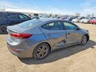 2018 Hyundai Elantra Sel Gray vin: 5NPD84LF9JH248656