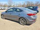 2018 Hyundai Elantra Sel Gray vin: 5NPD84LF9JH248656