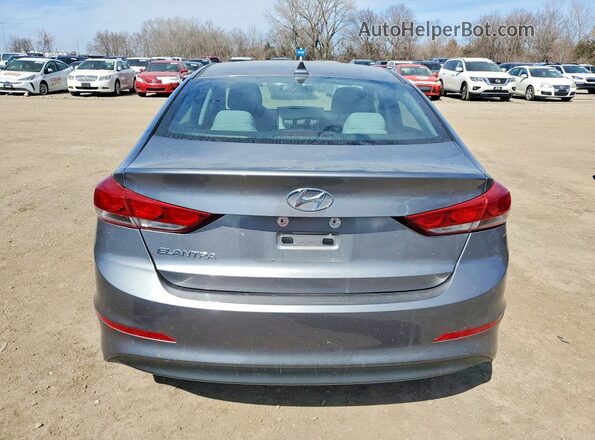 5NPD84LF9JH248656 2018 HYUNDAI ELANTRA Gray Vista trasera