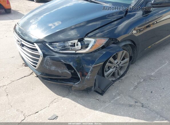 5NPD84LF9JH372653 2018 HYUNDAI ELANTRA Black წინა ხედი
