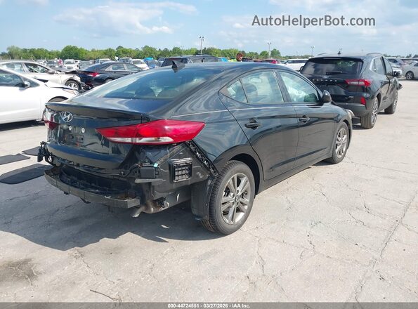 5NPD84LF9JH372653 2018 HYUNDAI ELANTRA Black უკანა მარჯვენა