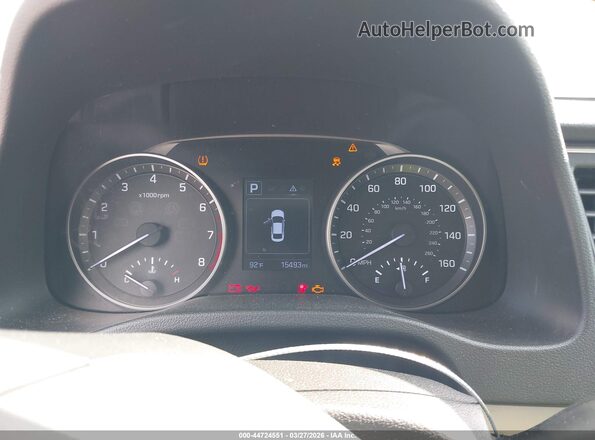 5NPD84LF9JH372653 2018 HYUNDAI ELANTRA Black უკანა სავარძლების ხედი
