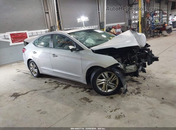 5NPD84LF9KH431041 2019 HYUNDAI ELANTRA Gray წინა მარჯვენა