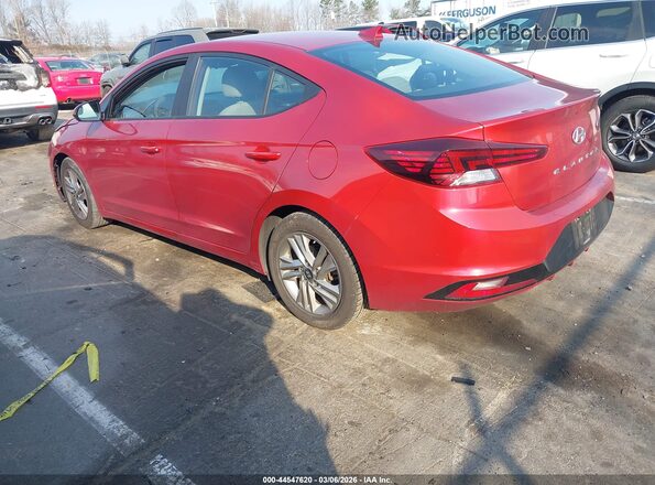 5NPD84LF9KH470194 2019 HYUNDAI ELANTRA Red Tył lewy