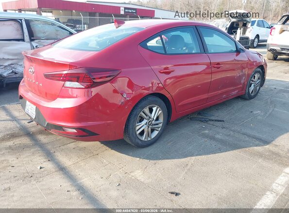 5NPD84LF9KH470194 2019 HYUNDAI ELANTRA Red Tył prawy