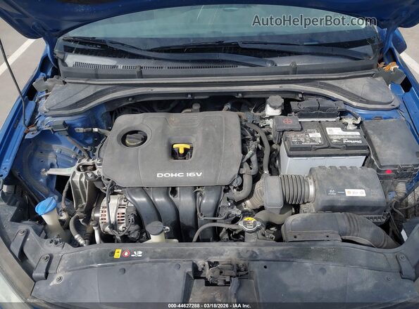 5NPD84LFXHH124289 2017 HYUNDAI ELANTRA Blue Вид ззаду
