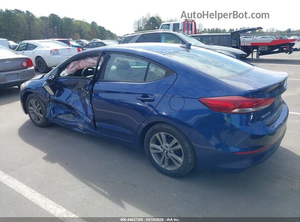5NPD84LFXHH124289 2017 HYUNDAI ELANTRA Blue Задня ліва чверть