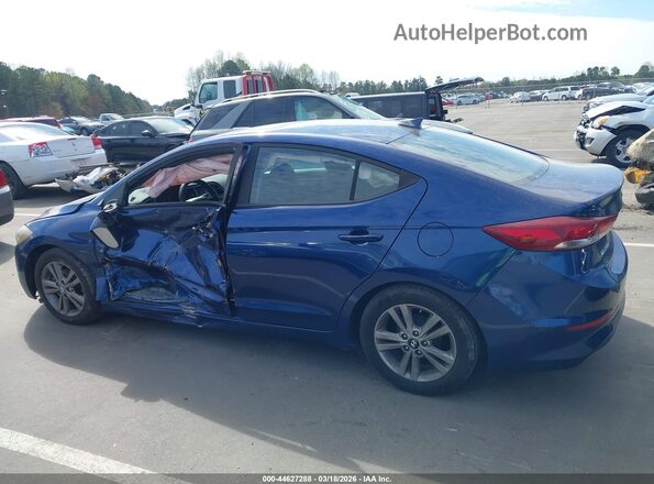 5NPD84LFXHH124289 2017 HYUNDAI ELANTRA Blue Панорамний вид салону 360°