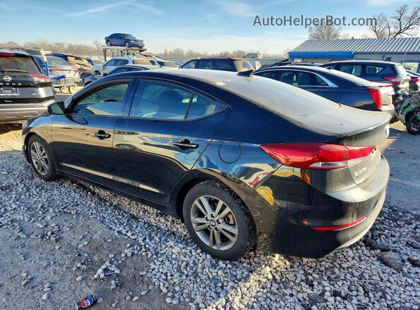 5NPD84LFXJH276255 2018 HYUNDAI ELANTRA Black Задня ліва чверть