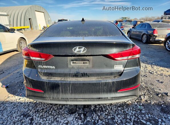 5NPD84LFXJH276255 2018 HYUNDAI ELANTRA Black Вид ззаду
