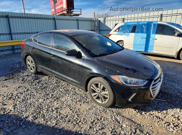 5NPD84LFXJH276255 2018 HYUNDAI ELANTRA Black Передня права чверть