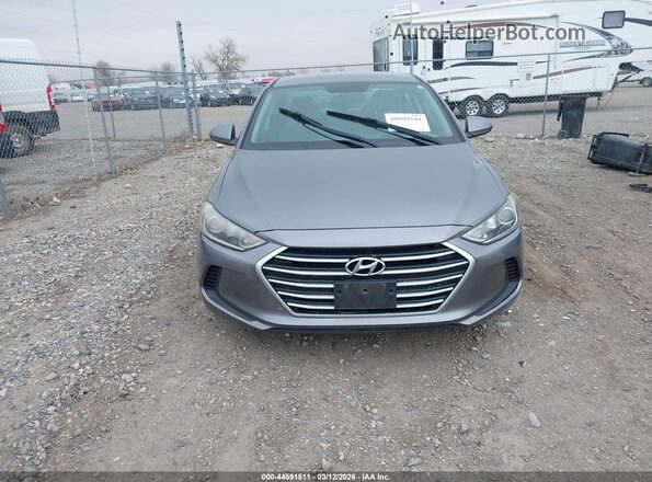 5NPD84LFXJH291807 2018 HYUNDAI ELANTRA Серый Вид щитка приборов
