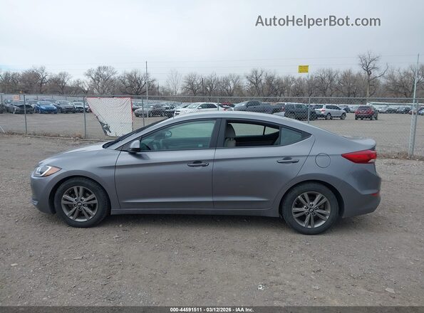 5NPD84LFXJH291807 2018 HYUNDAI ELANTRA Серый Панорамный вид салона 360°