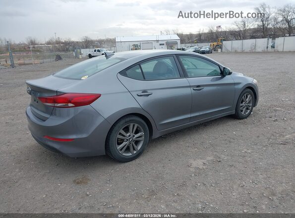 5NPD84LFXJH291807 2018 HYUNDAI ELANTRA Серый Задняя правая четверть