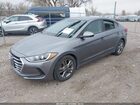 2018 Hyundai Elantra Sel Серый vin: 5NPD84LFXJH291807
