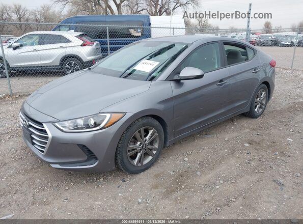 5NPD84LFXJH291807 2018 HYUNDAI ELANTRA Серый Передняя левая четверть