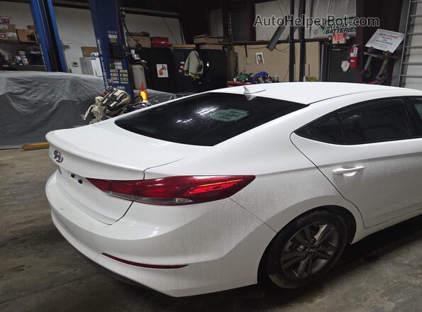 5NPD84LFXJH329326 2018 HYUNDAI ELANTRA Белый Задняя правая четверть