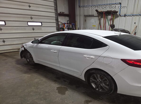 5NPD84LFXJH329326 2018 HYUNDAI ELANTRA Белый Задняя левая четверть