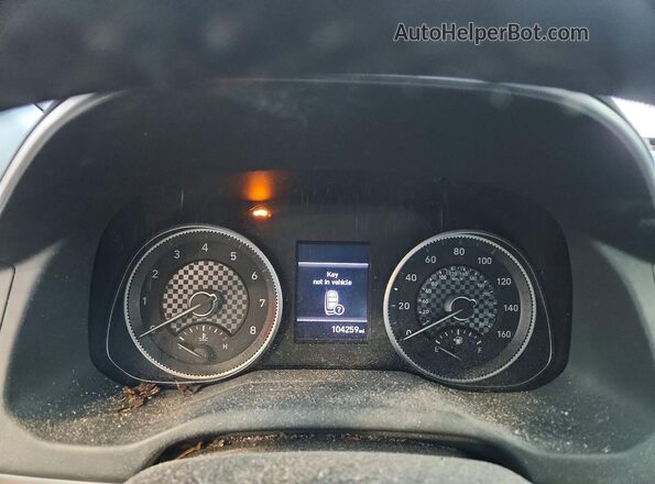 5NPD84LFXKH488798 2019 HYUNDAI ELANTRA Серебряный Вид щитка приборов