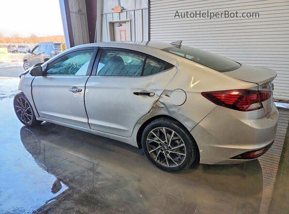 5NPD84LFXKH488798 2019 HYUNDAI ELANTRA Серебряный Задняя левая четверть