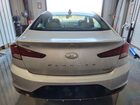 2019 Hyundai Elantra Limited Серебряный vin: 5NPD84LFXKH488798 Damage: Rear Bumper, Heavy Scratch, 2 To 3 Inches