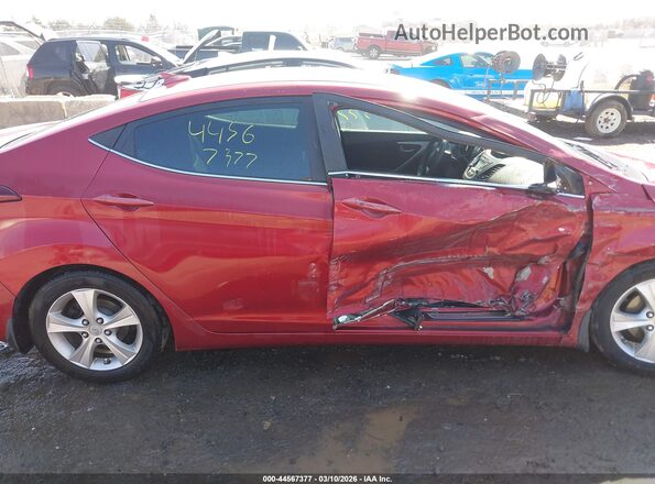5NPDH4AE0GH729866 2016 HYUNDAI ELANTRA Красный Панорамный вид салона 360°